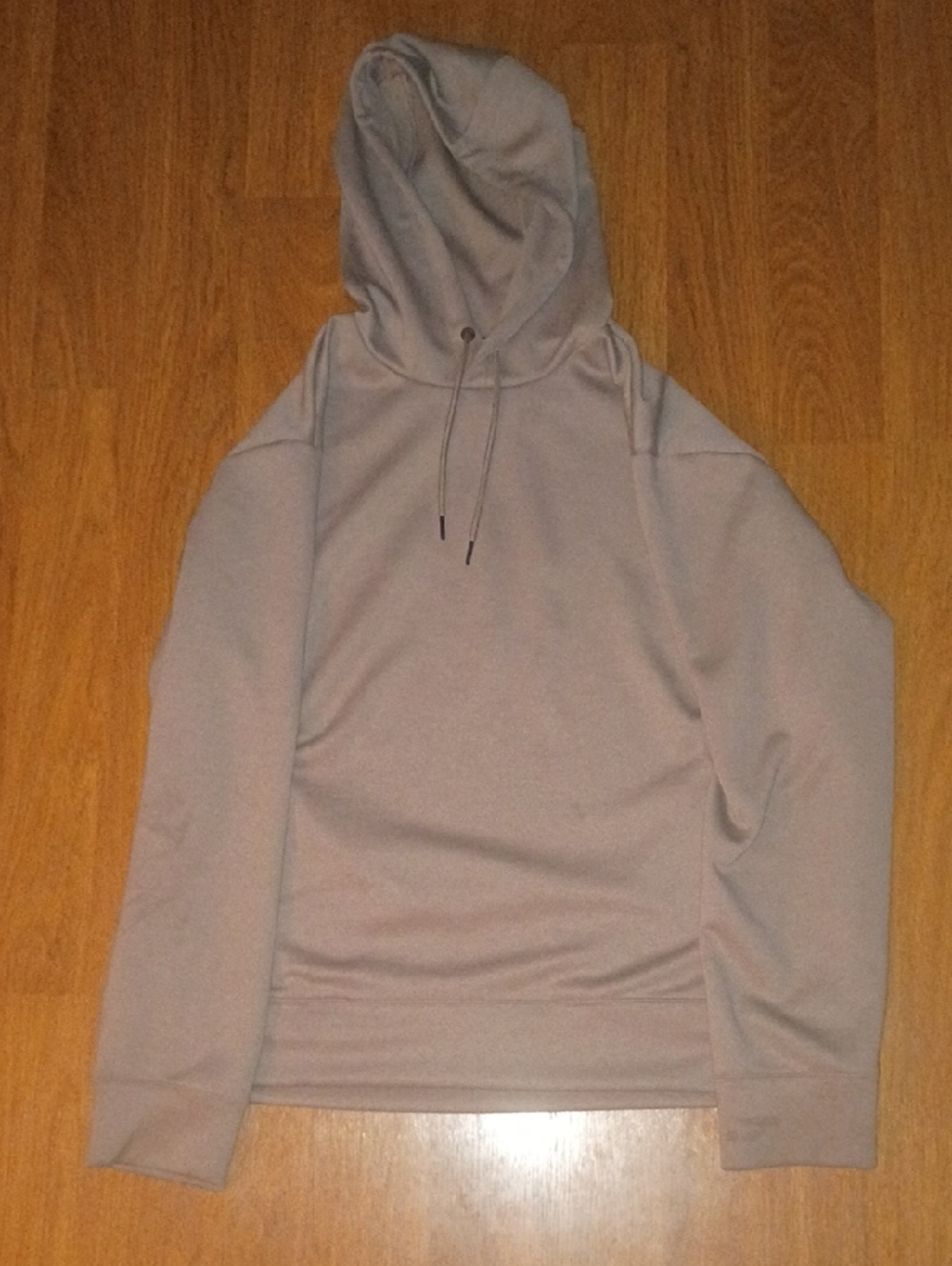 Reebok Men's Hooded Pullover in Light Taupe
